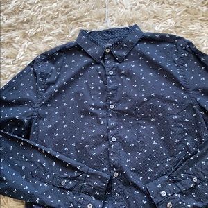 FRENCH CONNECTION navy shirt M
